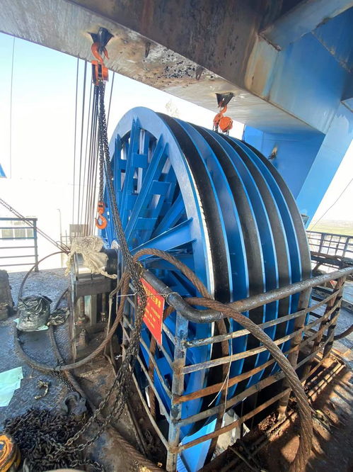 中實重機淮南某礦4 4天輪安裝