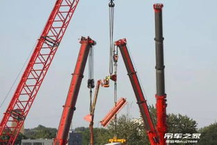 這才叫技術活 四臺起重機空中接力吊梁 300t重
